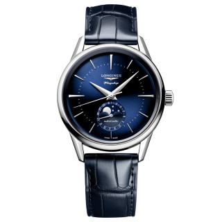 Herrenuhr, Longines FLAGSHIP HERITAGE MOONPHASE, Ref: L4.815.4.92.2