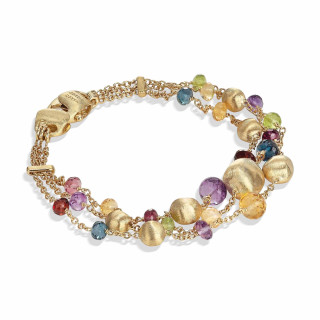 Gelbgold, Armschmuck, Marco Bicego Africa Gemstone Armband, Ref: BB2266_MIX02_Y_02