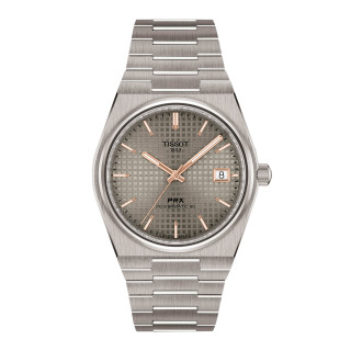 Damen- und Herrenuhr, Tissot PRX Titan 38mm, Ref: T137.807.44.061.00