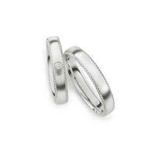 Weißgold, Ringe, Max Kemper Trauringe, Ref: 30318-000-30318-039