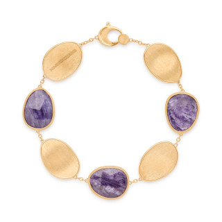 Gelbgold, Armschmuck, Marco Bicego Lunaria Color Armband, Ref: BB2099_CIA01_Y_02