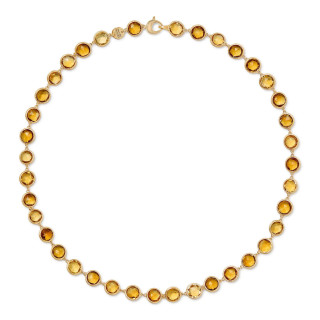 Gelbgold, Halsschmuck, Marco Bicego Jaipur Color Halskette, Ref: CB2975_QG01_Y_02