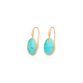 Gelbgold, Ohrringe, Marco Bicego Lunaria Color Ohrringe, Ref: OB1341-AB_TUM01_Y_02