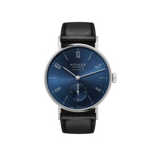 Damenuhr, NOMOS Glashütte Tangente neomatik blaugold, Ref: 190