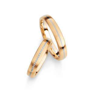 Weißgold, Ringe, Max Kemper Trauringe, Ref: 37164-000-37164-040