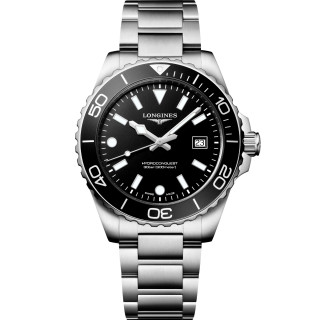 Damen- und Herrenuhr, Longines HYDROCONQUEST, Ref: L3.769.4.56.6