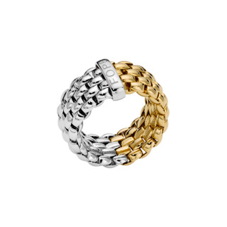 Gelbgold &amp;amp; Weißgold, Ringe, FOPE Essentials Flex'it Ring, Ref: 07E04AX_XX_2_XBX_00M