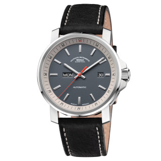 Damen- und Herrenuhr, Mühle Glashütte 29er Tag/Datum, Ref: M1-25-34-LB