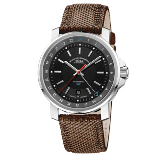 Damen- und Herrenuhr, Mühle Glashütte 29er Big GMT, Ref: M1-25-93-CB-III
