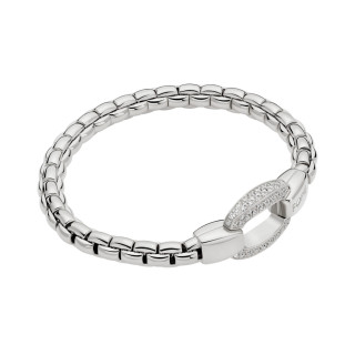 Weißgold, Armschmuck, FOPE Eka Flex'it Armband mit Diamantpavé, Ref: 70305BX_PB_B_XBX_00M