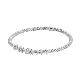 Weißgold, Armschmuck, FOPE Prima Flex'it Armband, Ref: 74708BX_BB_B_XBX_00S