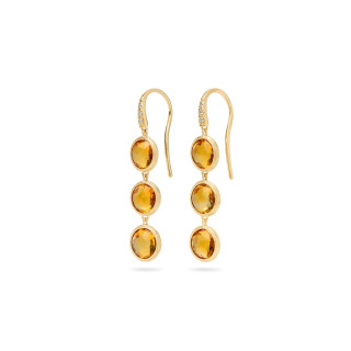 Gelbgold, Ohrringe, Marco Bicego Jaipur Color Ohrhänger, Ref: OB1965-AB_QG01_Y_02
