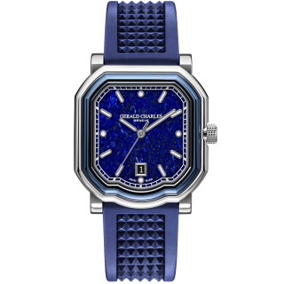 Damen- und Herrenuhr, Gerald Charles Maestro 2.0 Ultra-Thin Lapis Lazuli , Ref: GC2.0-SSPS-LS-RSPN