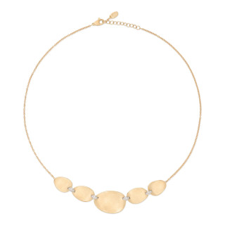 Gelbgold, Halsschmuck, Marco Bicego Lunaria Diamonds Halskette, Ref: CB2901_B_YW_Q6
