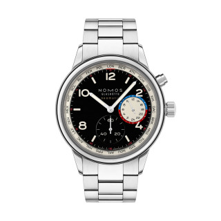 Damen- und Herrenuhr, NOMOS Glashütte Club Sport Neomatik Weltzeit Dark, Ref: 793.SB