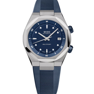 Damen- und Herrenuhr, Mido Multifort 8 Two Crowns, Ref: M047.507.17.041.00
