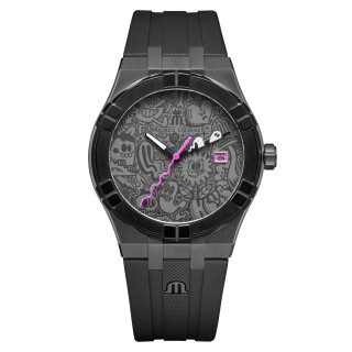 Damen- und Herrenuhr, Maurice Lacroix Aikon Quartz Wotto Limited Edition, Ref: AI1108-PVL20-090-2