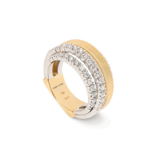 Gelbgold &amp;amp; Weißgold, Ringe, Marco Bicego Masai Ring, Ref: AG363_B2_YW_M5_55