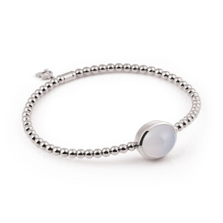 Weißgold, Armschmuck, Al Coro Stretchy Armband, Ref: A981CHW