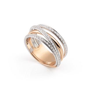 Roségold, Ringe, Al Coro Serenata Ring, Ref: R7653WR