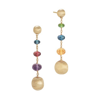 Gelbgold, Ohrringe, Marco Bicego Africa Gemstone Ohrhänger, Ref: OB1625_MIX02_Y_02
