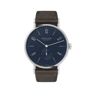 Damen- und Herrenuhr, NOMOS Glashütte Tangente 38 nachtblau, Ref: 167