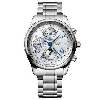Herrenuhr, Longines LONGINES MASTER COLLECTION CHRONO MOONPHASE, Ref: L2.773.4.71.6
