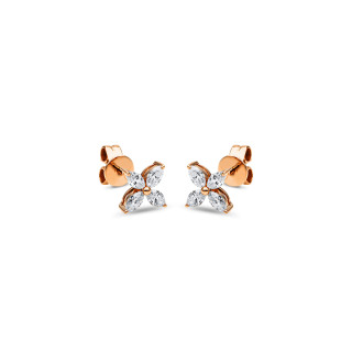 Roségold, Ohrringe, Becker Young Fashion Kollektion Ohrstecker, Ref: 2F058R4-1