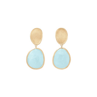 Gelbgold, Ohrringe, Marco Bicego Lunaria Color Ohrhänger, Ref: OB1436_AQD_Y_02