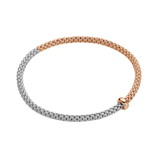 Roségold &amp;amp; Weißgold, Armschmuck, FOPE Prima Flex’it Armband, Ref: 01M08B2_BB_1_XRX_00L
