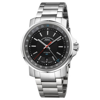 Damen- und Herrenuhr, Mühle Glashütte 29er Big GMT, Ref: M1-25-93-MB