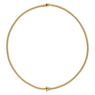 Gelbgold, Halsschmuck, FOPE Prima Collier, Ref: 74408CX_XX_G_RBG_043