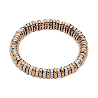 Roségold &amp;amp; Weißgold, Armschmuck, FOPE Vendôme Flex'it Armband, Ref: 58102B3_BB_R_RBX_00S