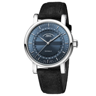 Damen- und Herrenuhr, Mühle Glashütte Teutonia II Ringdatum, Ref: M1-33-52-AB-I