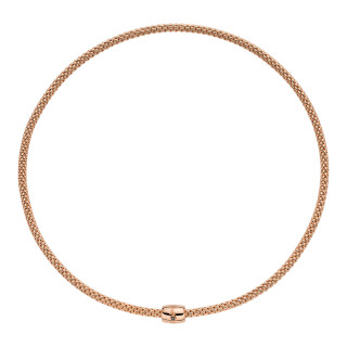 Roségold, Halsschmuck, FOPE Prima Flex'it Halskette, Ref: 07F08CX_BN_R_XRX_040
