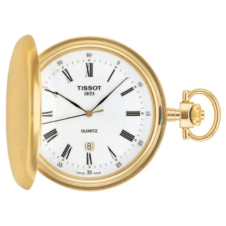 Damen- und Herrenuhr, Tissot Savonnette Quartz, Ref: T83.4.553.13