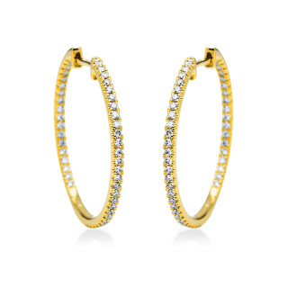 Gelbgold, Ohrringe, Becker Young Fashion Kollektion Creolen, Ref: 2I835G8-2
