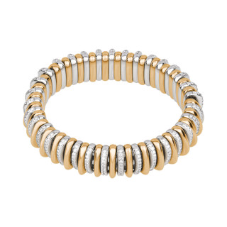 Gelbgold &amp;amp; Weißgold, Armschmuck, FOPE Panorama Flex'it Armband, Ref: 58904BX_BB_B_GBX_0XL
