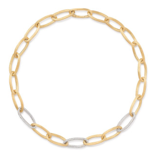 Gelbgold, Halsschmuck, Marco Bicego Jaipur Link Halskette, Ref: CB2666_B2_YW_Q6