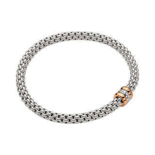Weißgold, Armschmuck, FOPE Solo Flex'it Armband, Ref: 62106BX_BB_B_RBR_00L