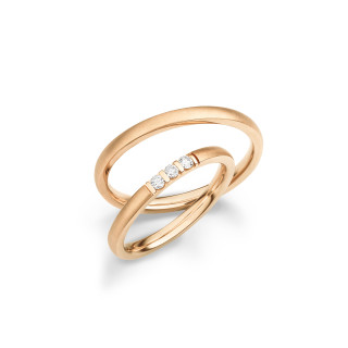 Roségold, Ringe, Max Kemper Trauringe, Ref: 70751-000-70751-022