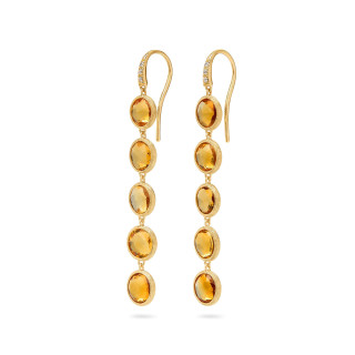 Gelbgold, Ohrringe, Marco Bicego Jaipur Color Ohrhänger, Ref: OB1966-AB_QG01_Y_02