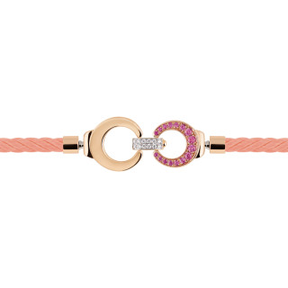 Roségold, Armschmuck, Al Coro Mezzaluna Attrae Armband, Ref: BACRMR18_BA16R_BA18R_BA11WSR