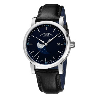 Damen- und Herrenuhr, Mühle Glashütte Teutonia IV BlueMoon, Ref: M1-44-62-LB