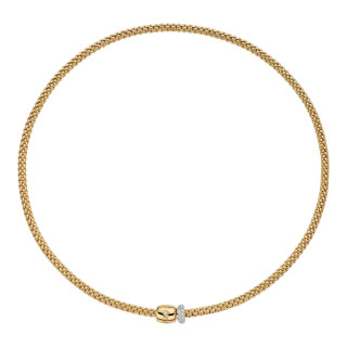 Gelbgold, Halsschmuck, FOPE Prima Flex'it Halskette, Ref: 07F08CX_PB_G_BGX_034