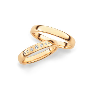 Roségold, Ringe, Max Kemper Trauringe, Ref: 70302-000-70302-035