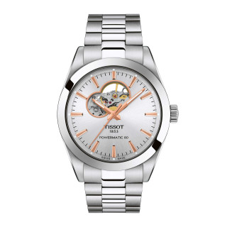 Herrenuhr, Tissot Gentleman Open Heart 40mm, Ref: T127.407.11.031.01