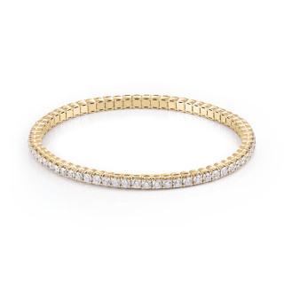 Gelbgold, Armschmuck, Al Coro Stretchy Armband, Ref: A290G