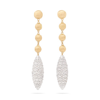 Gelbgold, Ohrringe, Marco Bicego Africa Alta Ohrhänger, Ref: OB1875_B_YW_Q6