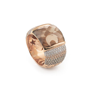 Roségold, Ringe, Al Coro La Piazza Ring, Ref: NR9161SQBWR